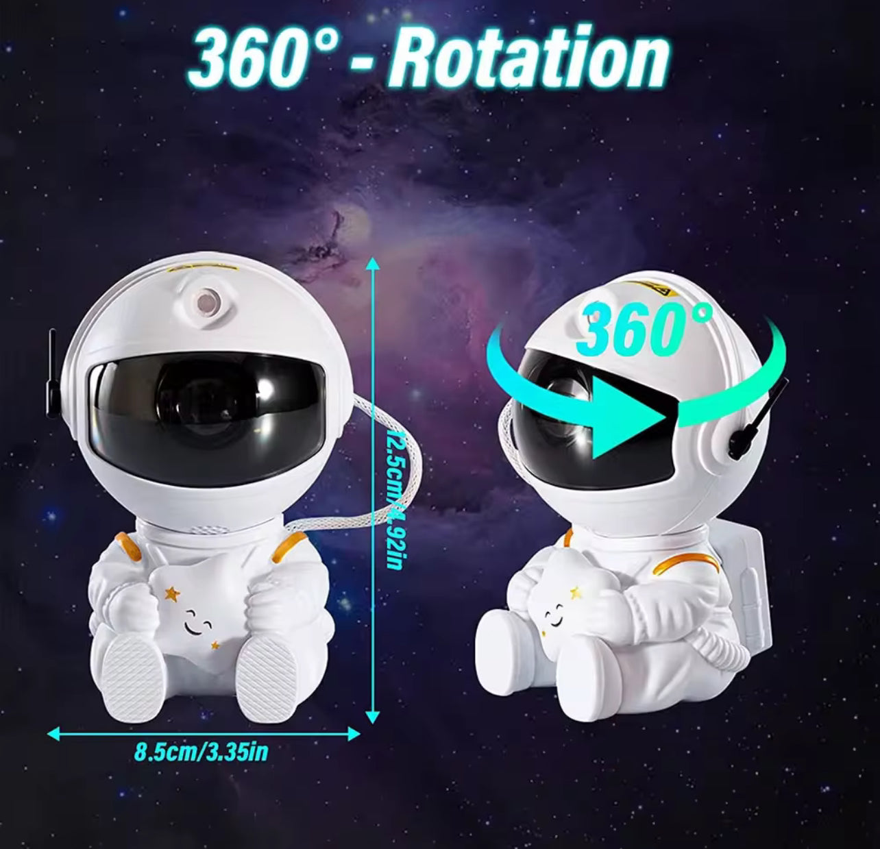 PROYECTOR ASTRONAUTA SENTADO