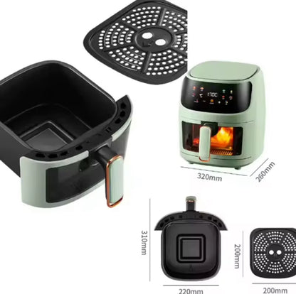 FREIDORA DE AIRE SILVER 8 LT 2400W ADZT-8