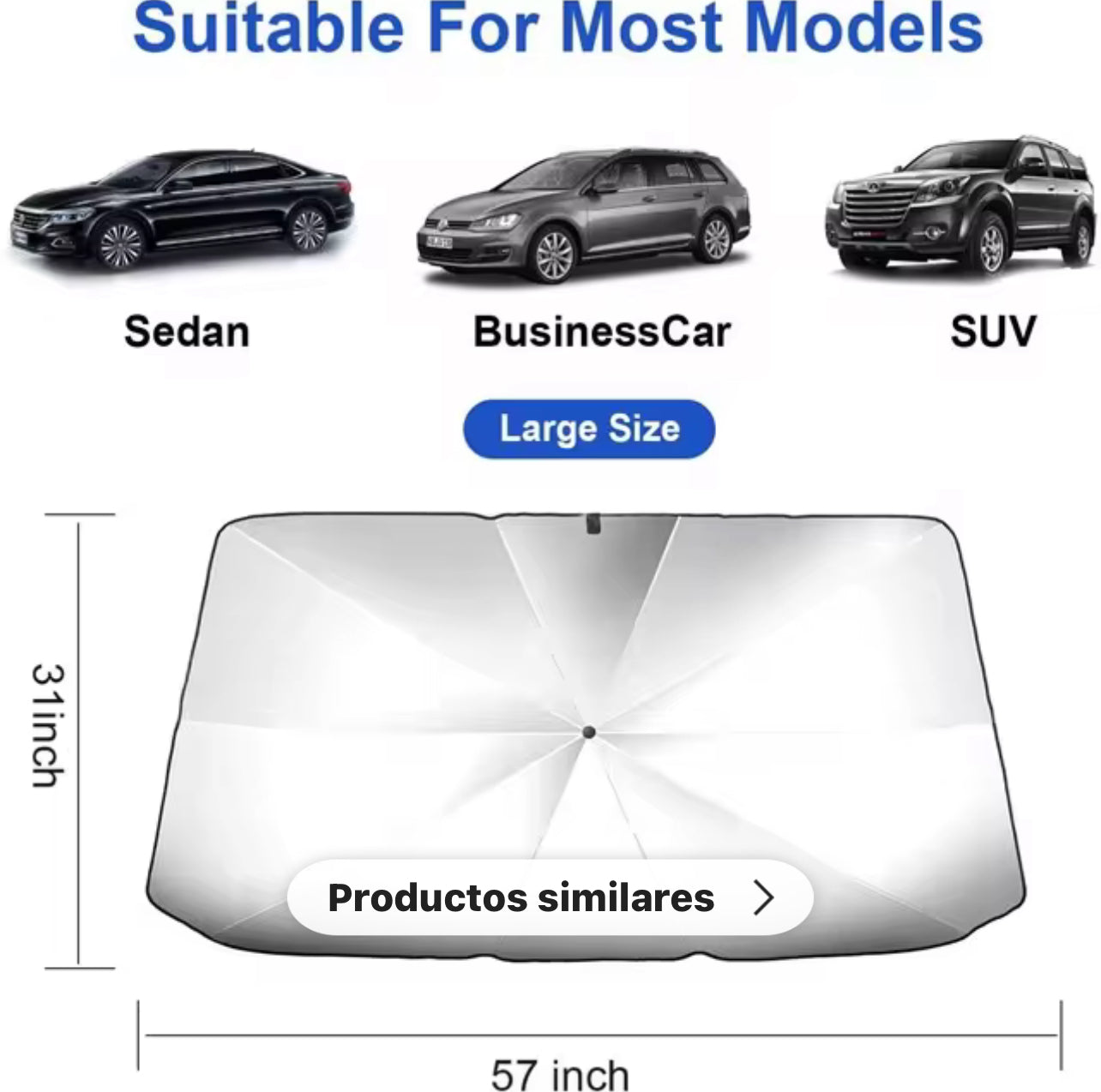 SOMBRILLA PROTECTOR PARA CARROS / PARABRIZAS