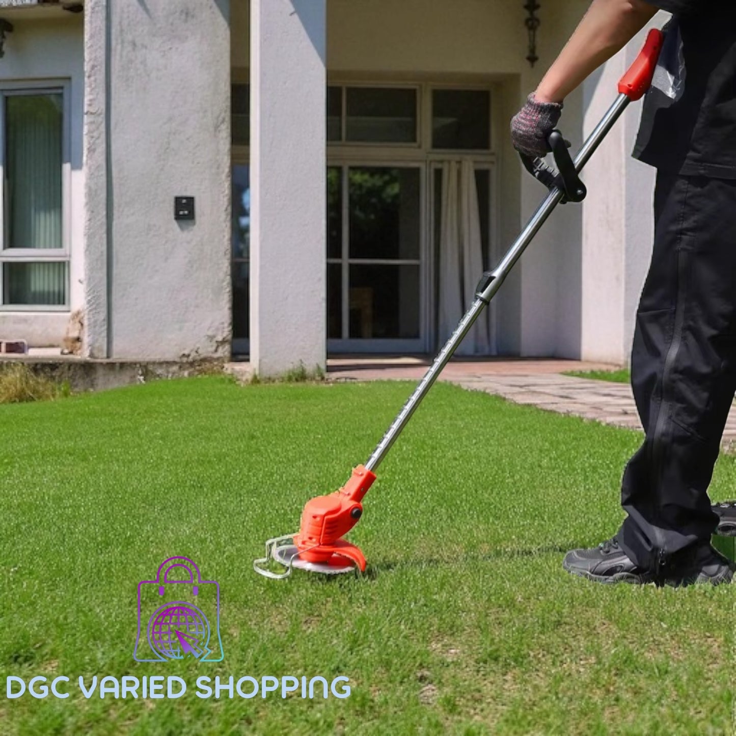 CORTA CESPED ELECTRICO PLEGABLE 2 BATERIA 48V