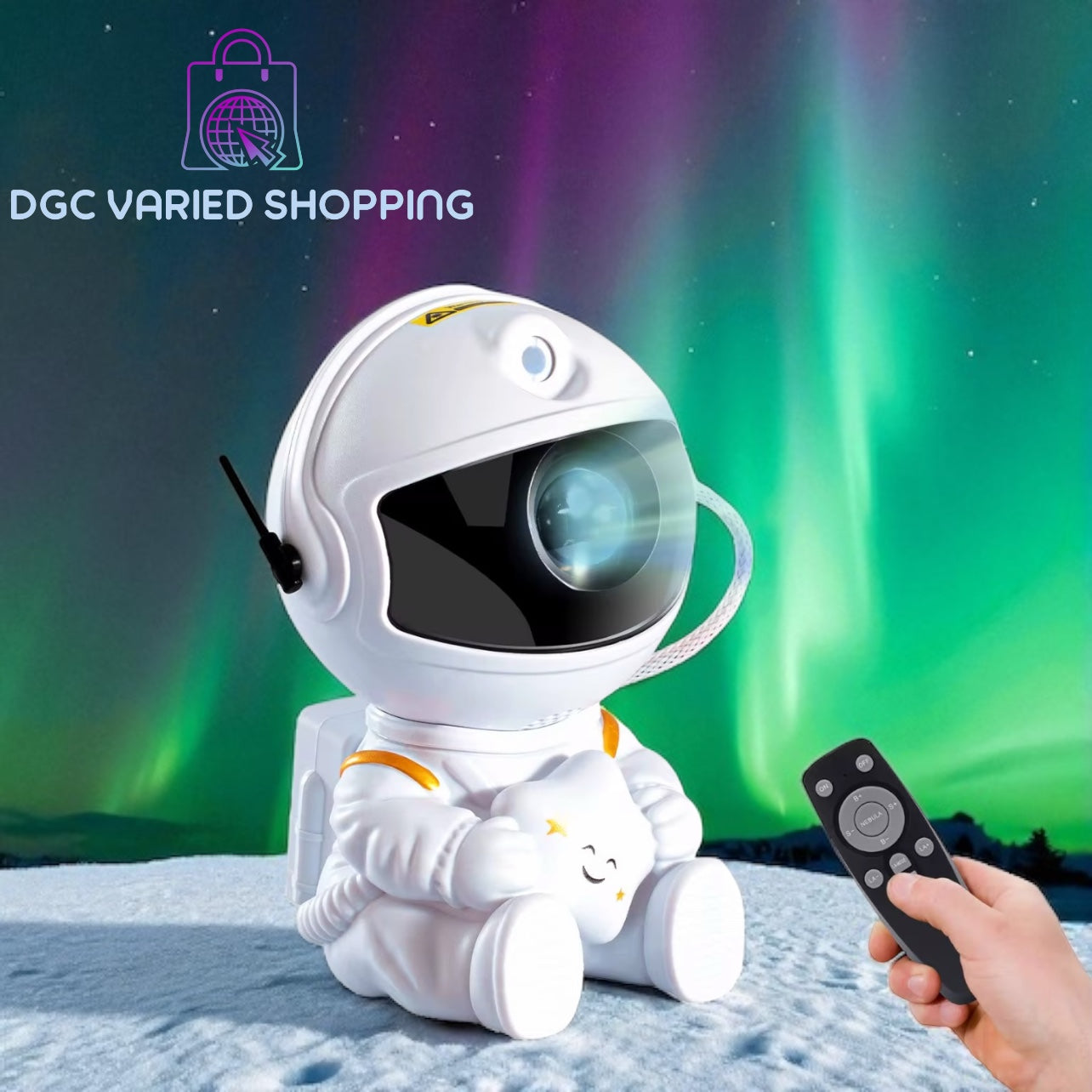 PROYECTOR ASTRONAUTA SENTADO