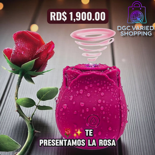 ROSA DEL PLACER VIBRADOR DE ROSAS PARA MUJER