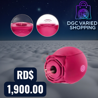 ROSA DEL PLACER VIBRADOR DE ROSAS PARA MUJER