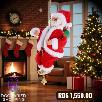PAPÁ NOEL ESCALADOR ELÉCTRICO MUSICAL
