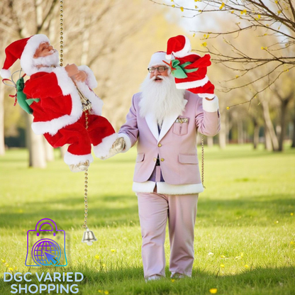 PAPÁ NOEL ESCALADOR ELÉCTRICO MUSICAL