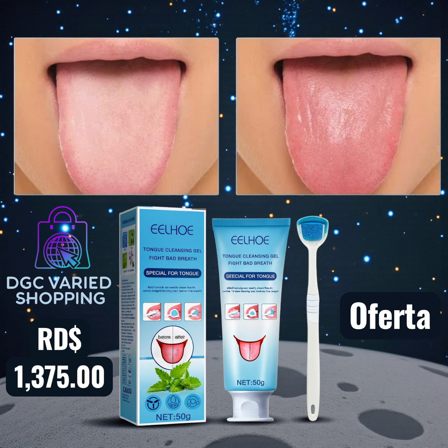 GEL HIGIENIZANTE BUCAL PARA LENGUA