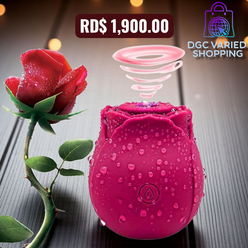 ROSA DEL PLACER VIBRADOR DE ROSAS PARA MUJER