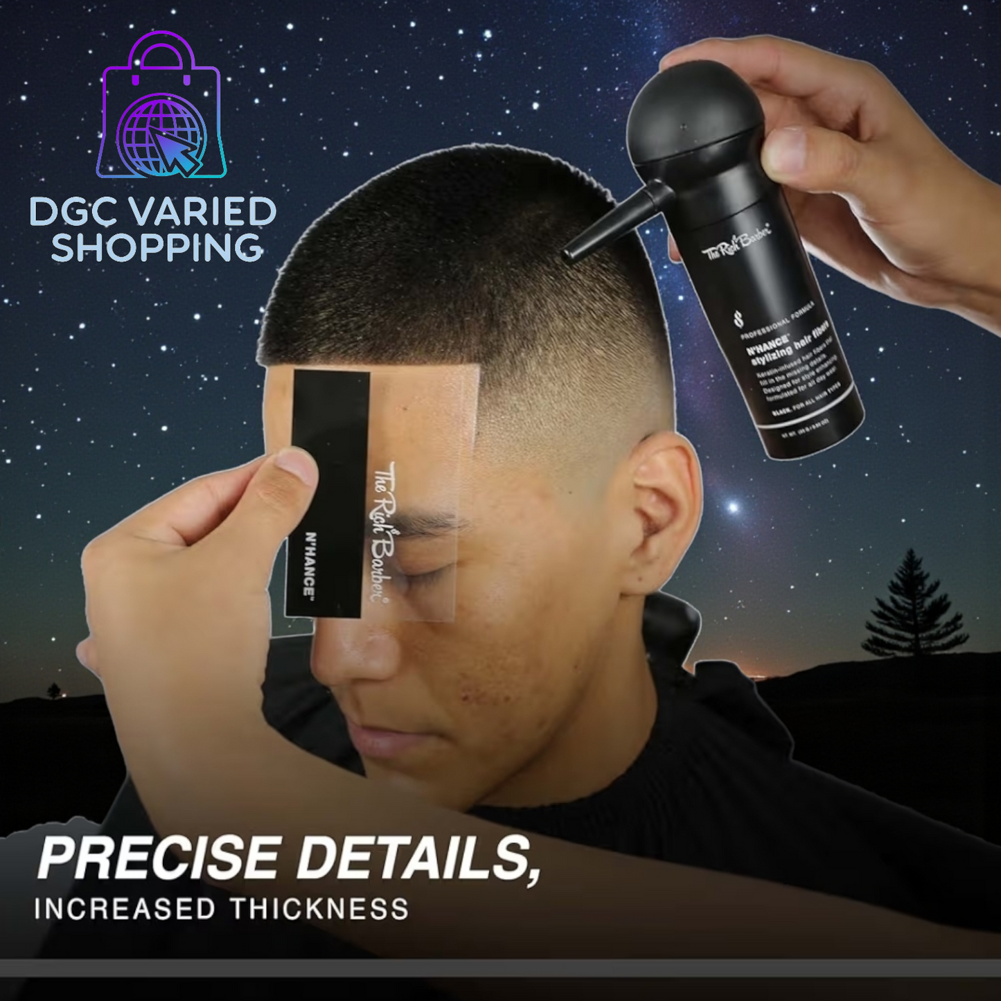 FIBRA CAPILAR + APLICADOR OCULTAR CLAROS EN EL PELO