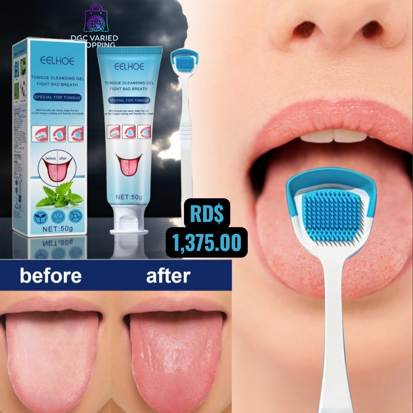 GEL HIGIENIZANTE BUCAL PARA LENGUA