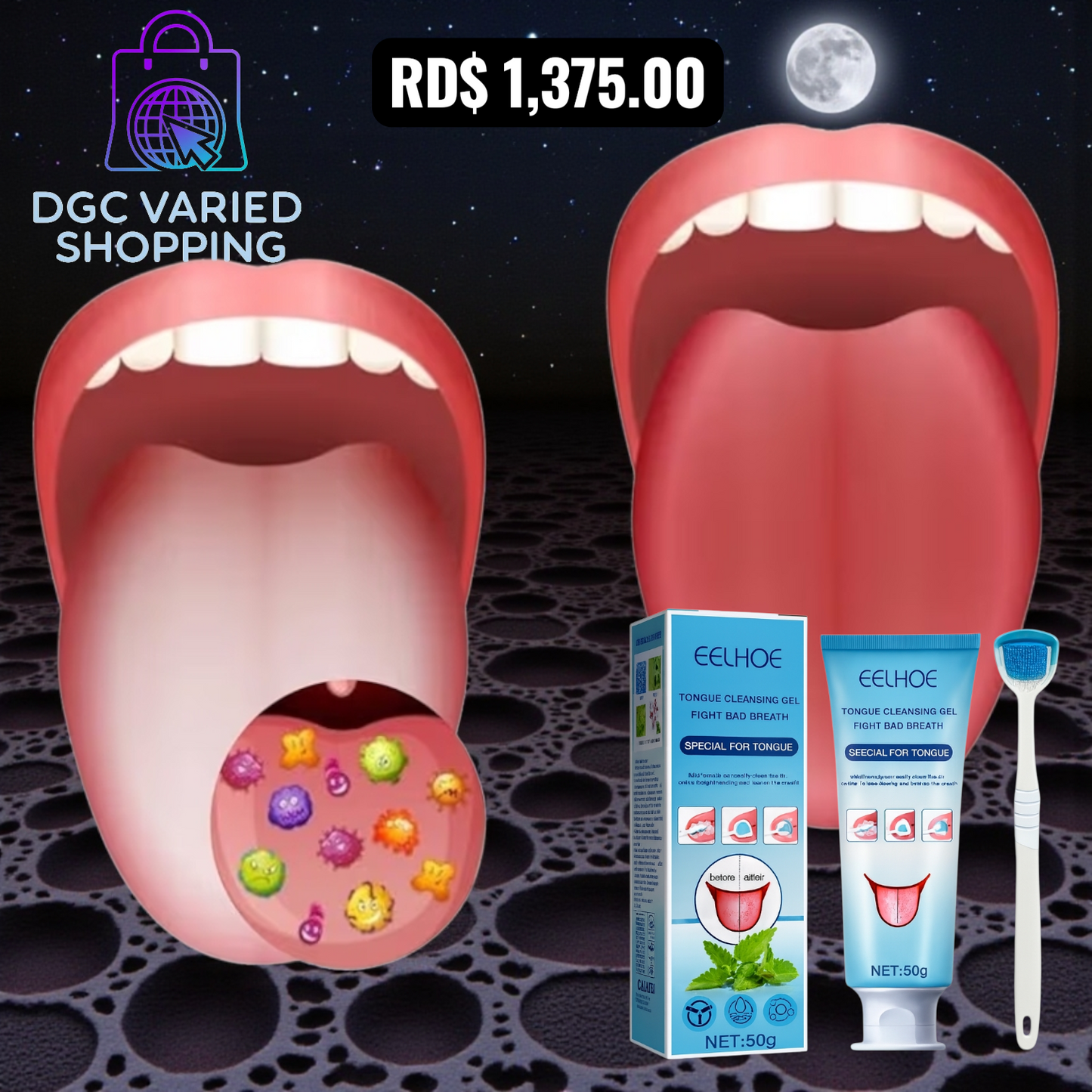 GEL HIGIENIZANTE BUCAL PARA LENGUA