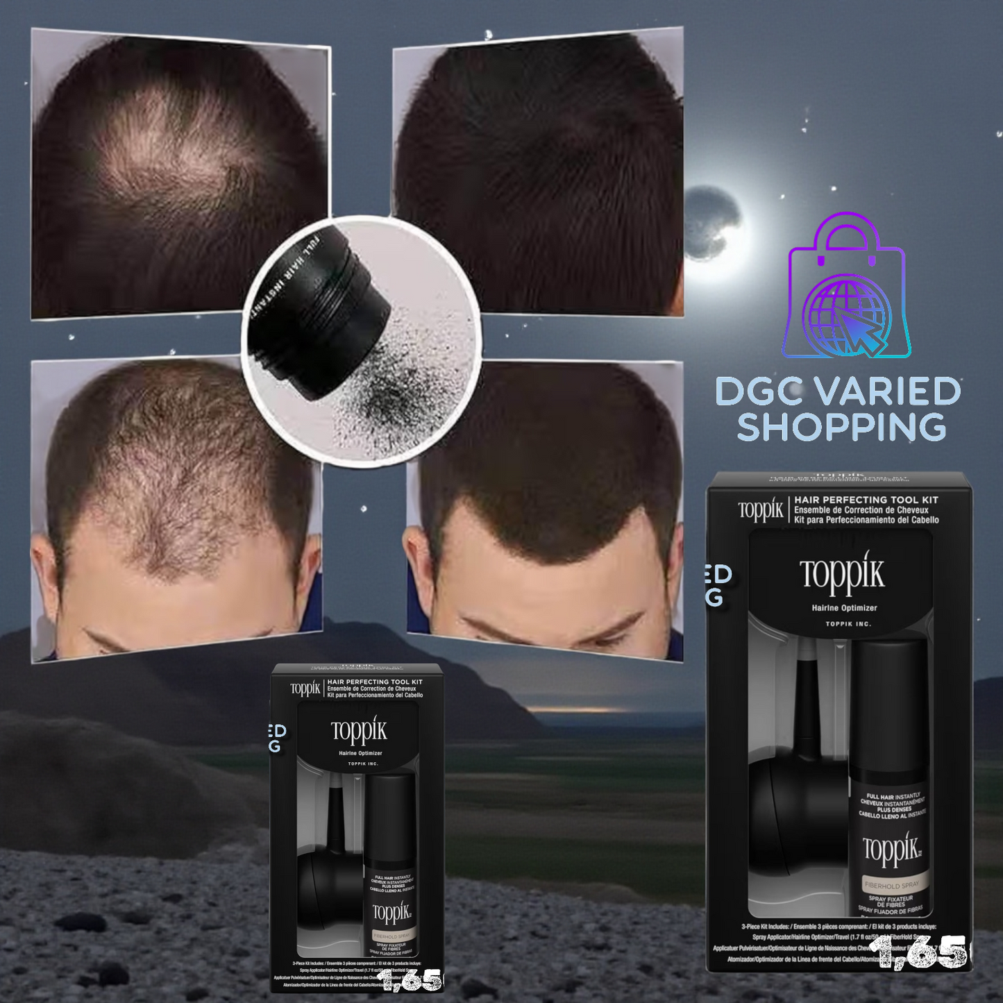 FIBRA CAPILAR + APLICADOR OCULTAR CLAROS EN EL PELO