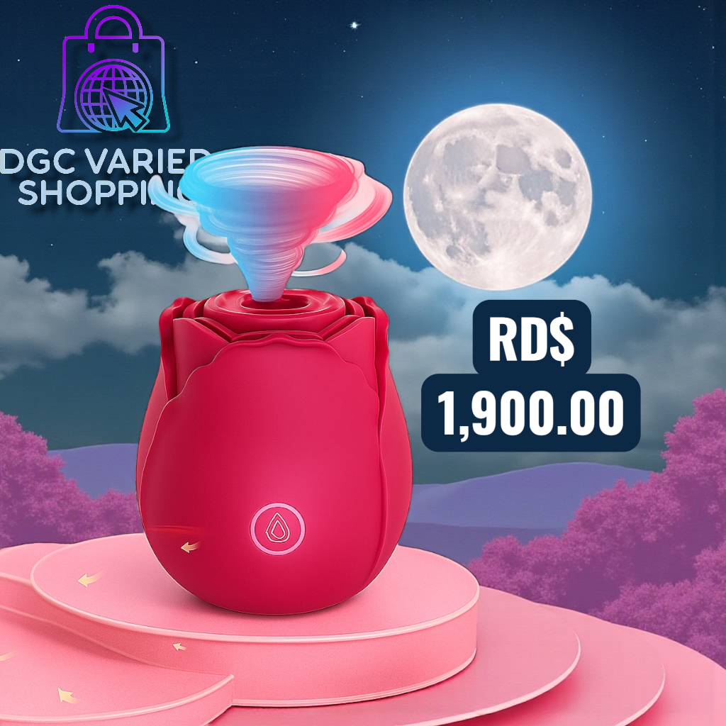 ROSA DEL PLACER VIBRADOR DE ROSAS PARA MUJER