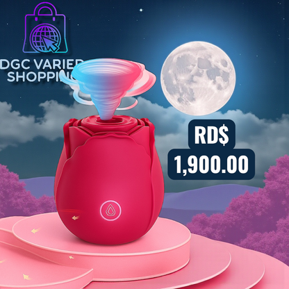 ROSA DEL PLACER VIBRADOR DE ROSAS PARA MUJER